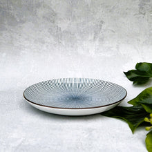 Indlæs billede til gallerivisning Blåstribet tallerken