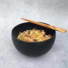 Indlæs billede til gallerivisning Stor sort ramen-bowl - U-formet