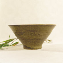 Indlæs billede til gallerivisning Høj brun nuddelskål