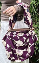 Indlæs billede til gallerivisning Furoshiki kamelia mørkelilla 105 cm

