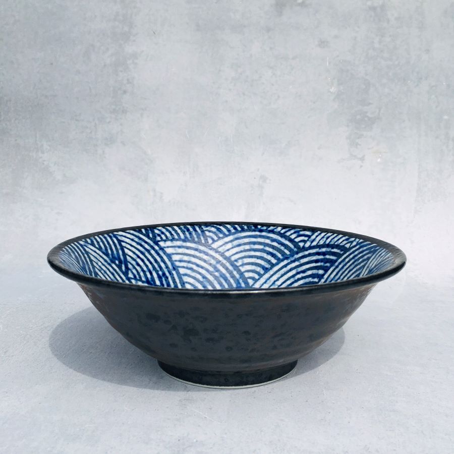 Blå bølge bowl